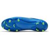 Nike Phantom GT Academy FlyEase Round Toe Lace-Up MG (Rubber Short Studs) Slip-Resistant Durable Soccer Shoes Men Sneaker Blue Silver DA2835-403
