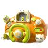 Little Bear Steering Wheel Simulated Sound & Light Educational Toy for Infants and Toddlers