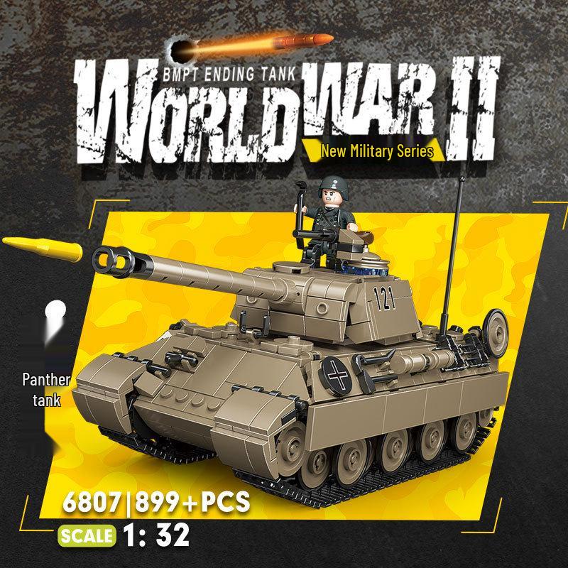 

Kaiyi Lego-Compatible Military Tank Model Building Blocks for Kids