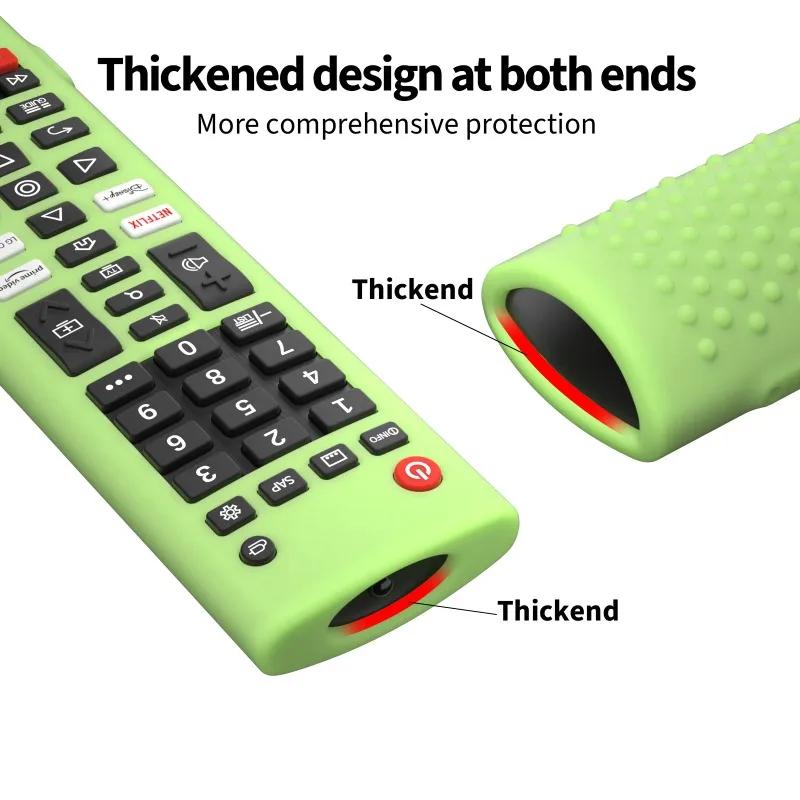 Capa de Silicone Protetora Compatível com LG AKB75375604 AKB75095302 AKB73715601 para Capa de Controle Remoto de Smart TV da Série LG AKB