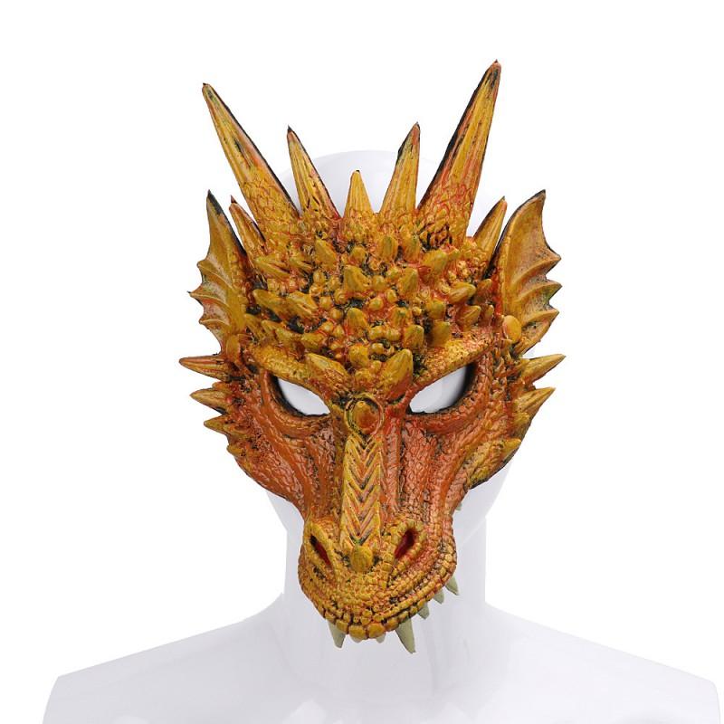 3D Foam PU Dragon Mask Halloween Costume Party Cosplay Mardi Gras Festival Prop