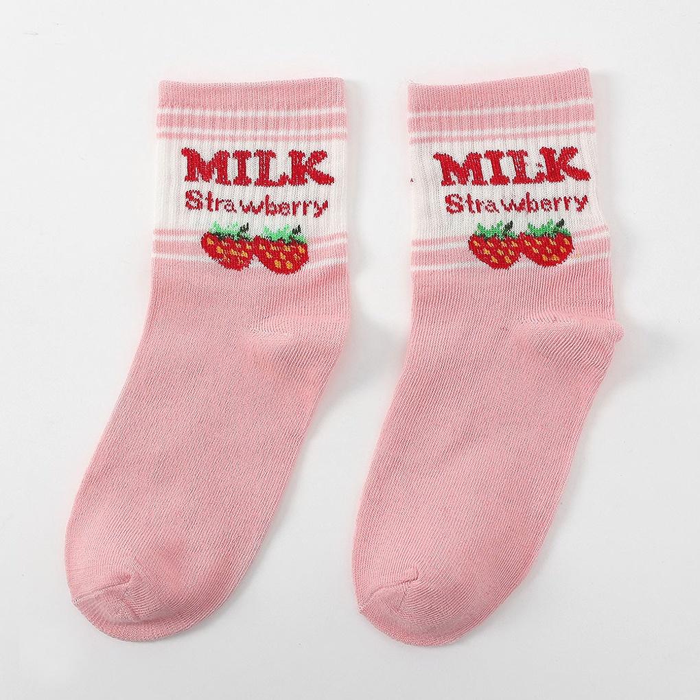 20 Pairs of Milk Love Women's Medium Socks Fashion Socks