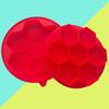 7 Holes Burger Patty Mold Red Cake Mold Universal Hexagonal Hamburger Patty Maker  Freezer