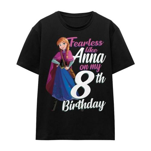 Frozen Unisex Adult Fearless Like Anna 8th Birthday T-Shirt