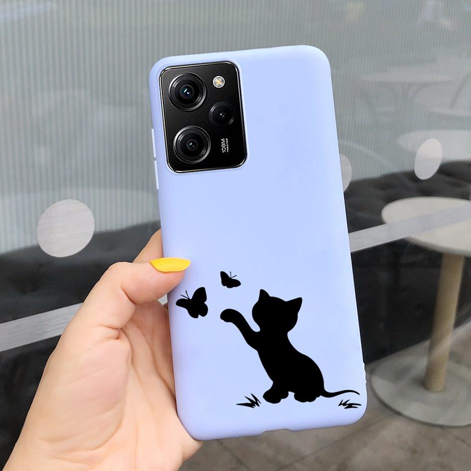 

Чехол для Xiaomi Poco X5 Pro 5G Милый Мультяшный Кот Панда Тонкий Чехол для Телефона Для Xiomi Poco X5 5G Funda Для PocoX5 X 5 X5Pro 2023 Capa Poco X5 Pro