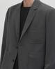Work On Body Off Ordo Semi-Overfit Two-Button Blazer [Grey]