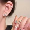 Queen Mother West Planet Zircon Pearl Stud Earrings Women'S Earrings Exquisite Earrings Light Luxury High-End Ear Jewelry