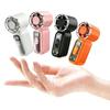 Portable Handheld Turbo Fan 199 Speed Rechargeable Cooling Fan with Flashlight Hand Fan Travel Essentials Gifts for Women Men