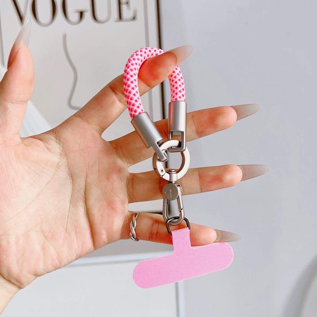 Modisches und personalisiertes Mini-Handy-Lanyard, kurzes Ring-Lanyard, Schlüsselanhänger-Anhänger, Ring-Anti-Verlust-Lanyard