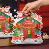 5Pcs Christmas Gift Packaging Bag Large Gift Candy Apple Box Bag Gift Bag Portable Baking Snowflake Crisp Bag