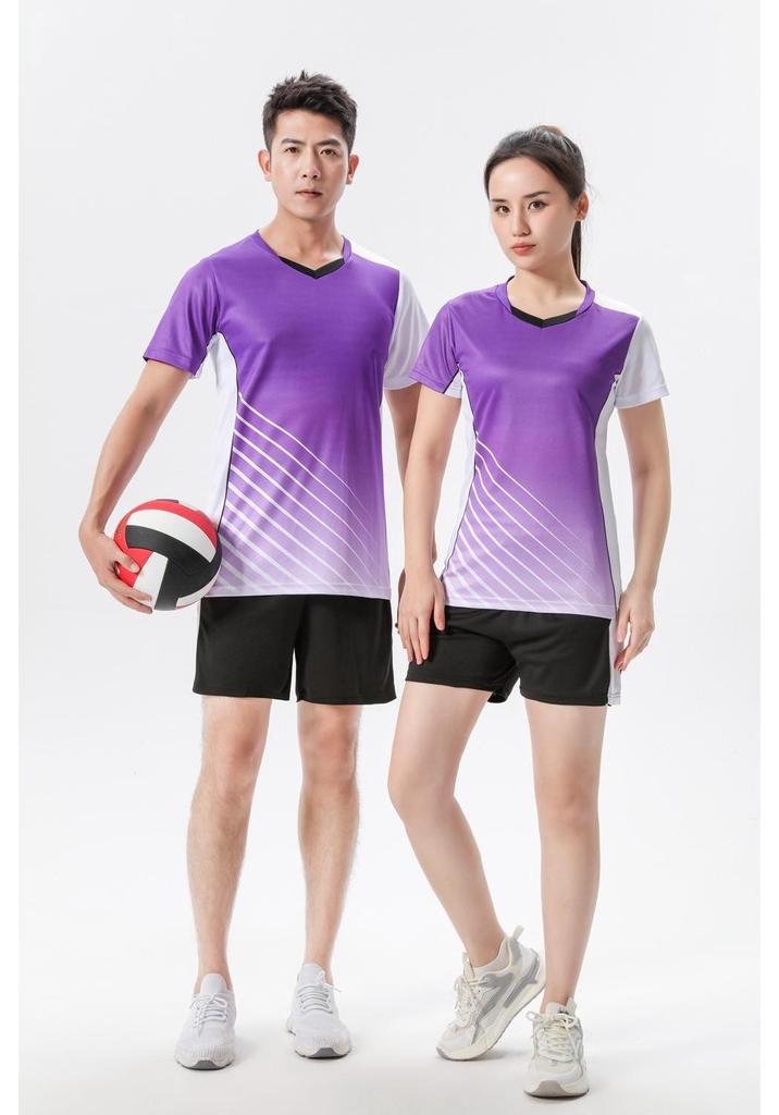Blue Whale Men's and Women's Quick-Dry Volleyball Uniforms for Student Club Training and Competition