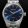 KNIS Automatik Made in Saphir Edelstahl 10 ATM Wasserdicht Herrenuhr, Japan, Kristall, Armband, Widerstandsfähigkeit, Blau, KN001-BL