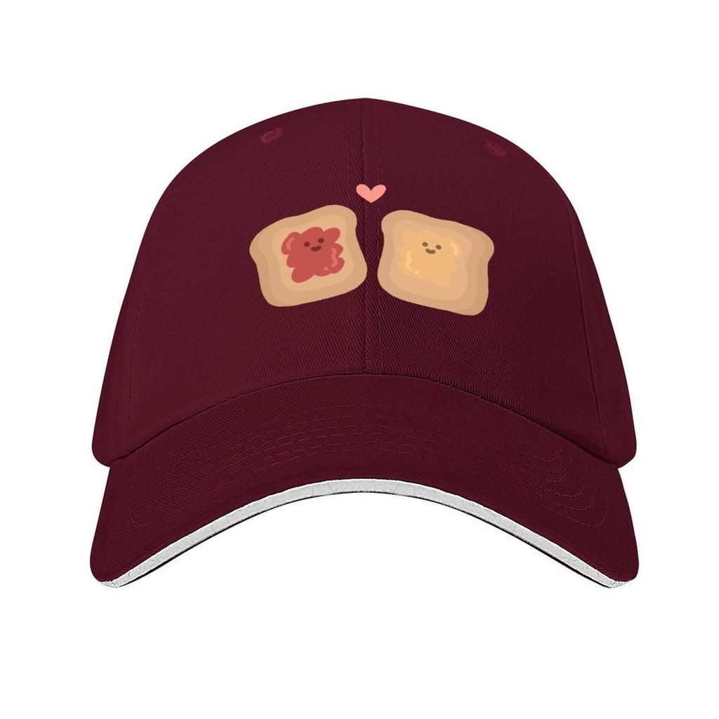 Peanut Butter and Jelly Baseball Cap Winter Hats for Unisex Sun Caps Dad Hat Unisex Hat Womens Golf Clothing Unisexs