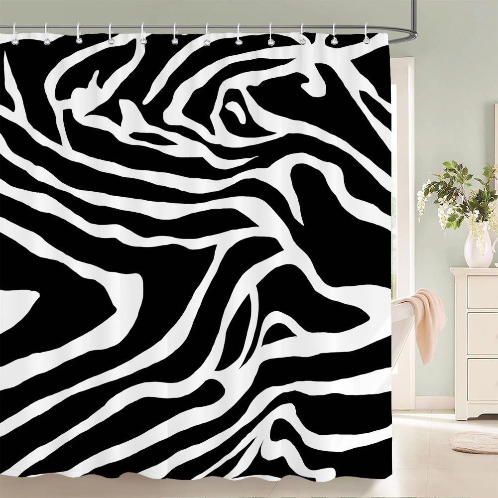 3d Bathroom Curtains Colorful Geometry Shower Curtains Waterproof Fabric With 12 Hooks Home Decor Washable Bath Screen