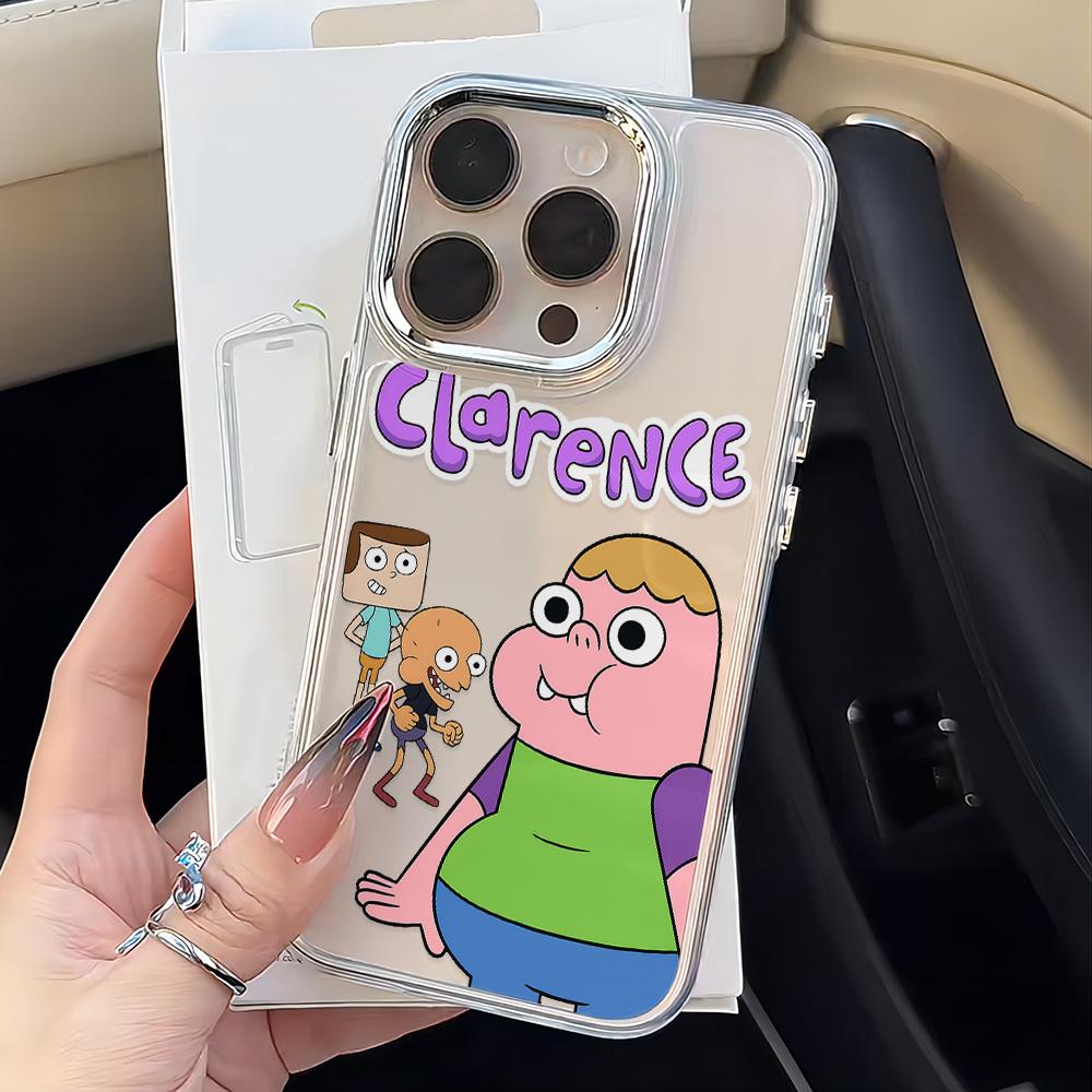 Funny C-Clarence Phone Case for Samsung Galaxy S25 S24 S23 S22 S21 S20 Note20 FE Ultra Edge Plus 4G 5G Transparent Soft Cover