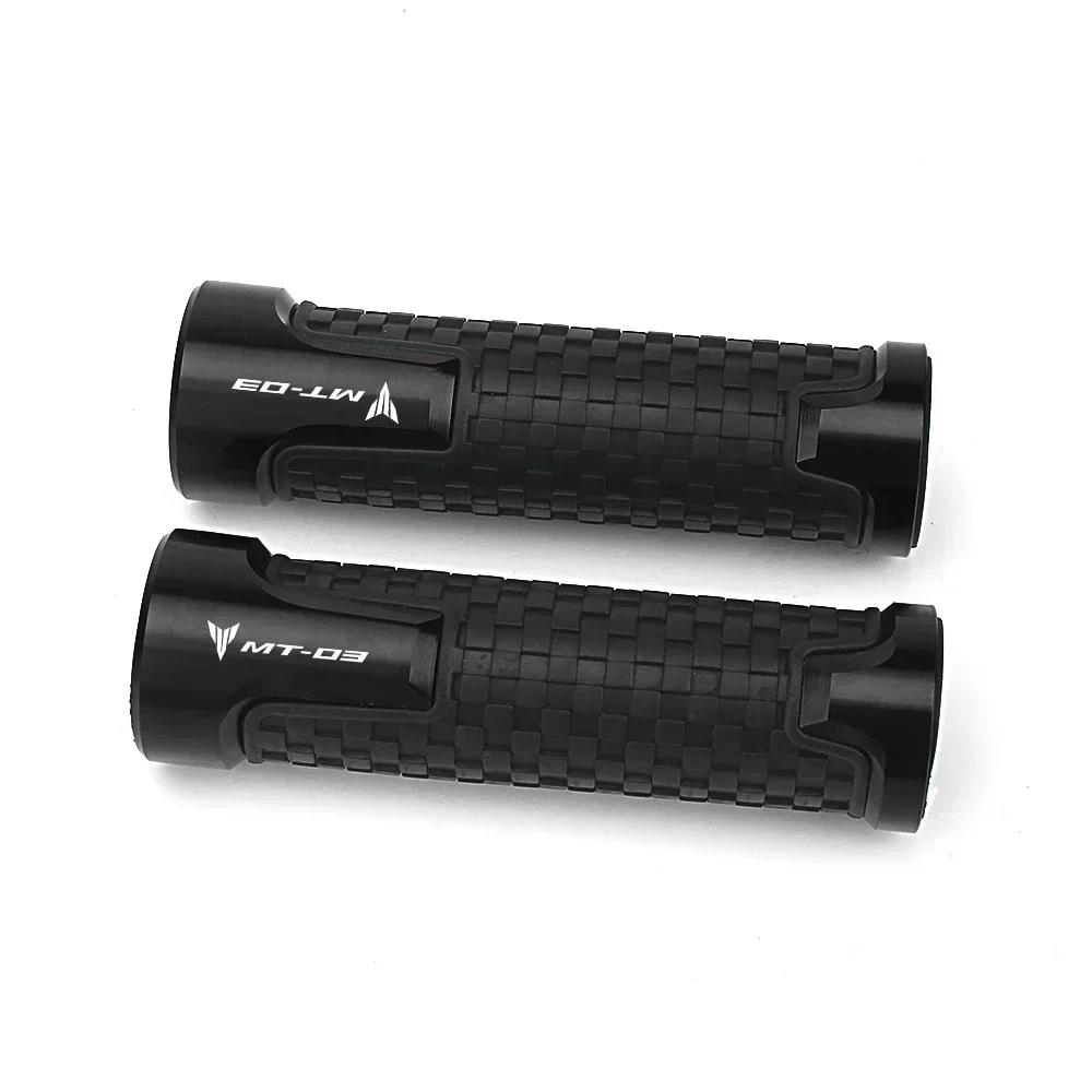 

Motorcycle Accessories 7/8 22MM CNC Handlebar Grips 1 Pair New For YAMAHA MT-03 03 MT High-Quality Handle Bar Covers Hot Deal чорний