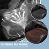 Car Seat Cushion  Summer Lumbar Support Honeycomb Gel Ice Thread Seat Backrest Ventilation Breathable Car Cushion Accessories