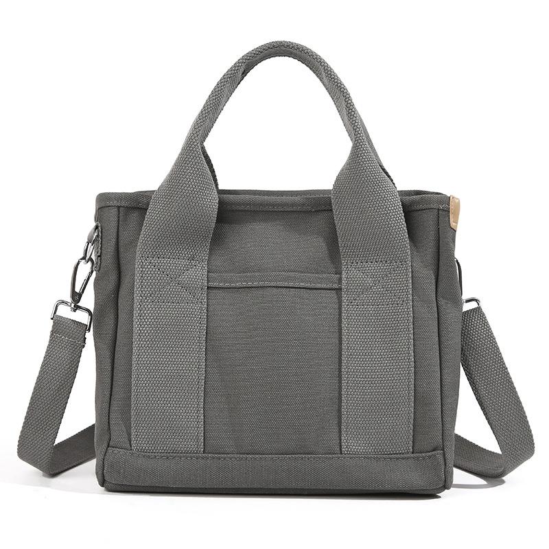 Canvas Bag, Handbag, Crossbody, Bento Bag, Large Capacity Mother and Baby Bag, Fashionable and Trendy Shoulder Bag