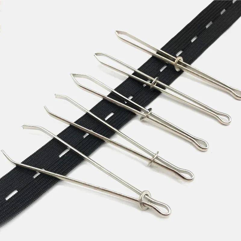 2-15 szt.-Klipsy do odzieży ze stali nierdzewnej Narzędzia do szycia DIY Elastyczna taśma Taśma Dziurkacz Nawlekacz do nici do haftu krzyżykowego Sznurek do noszenia Elastyczny zacisk