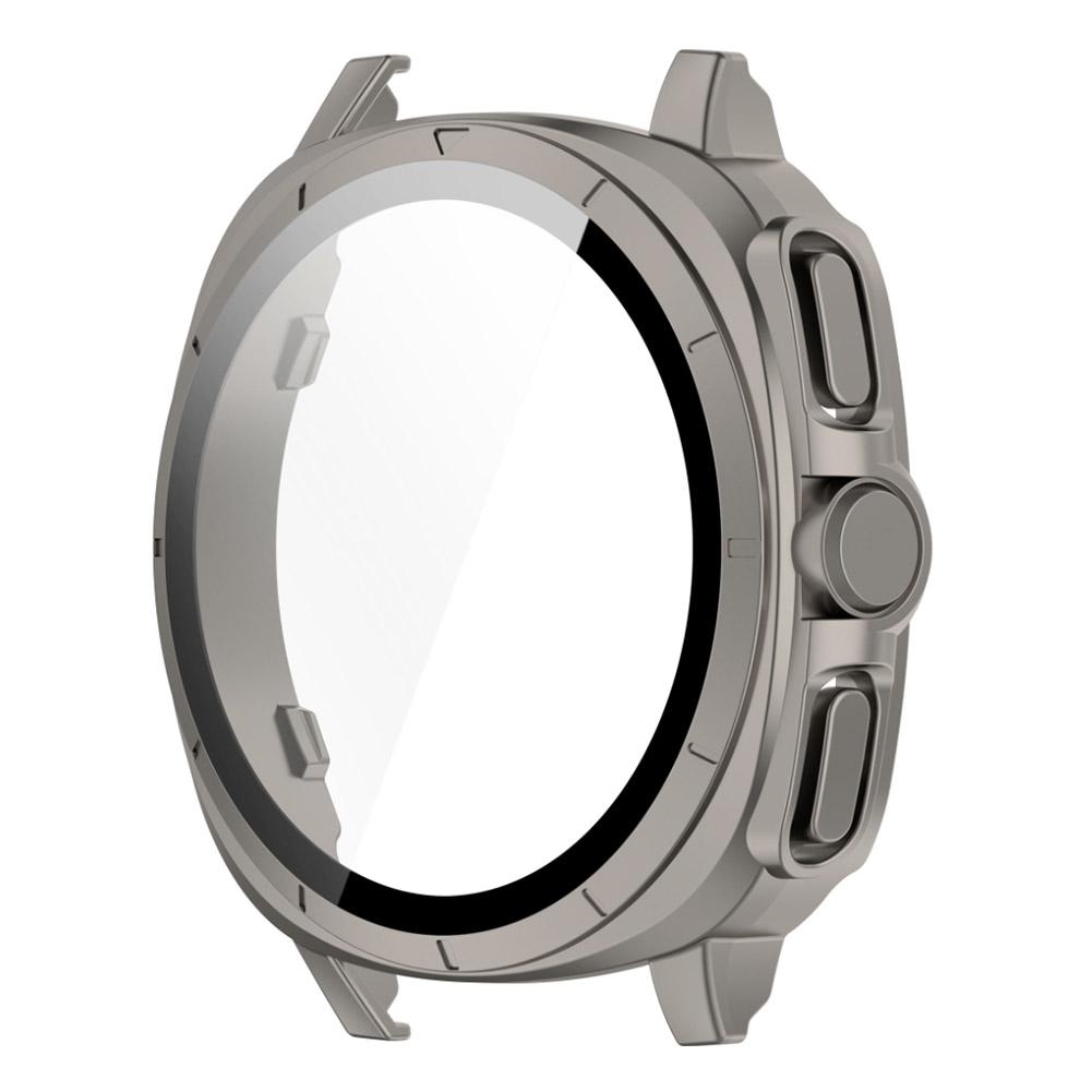 Do Samsung Galaxy Watch 7 40 mm/44 mm Obudowa PC + Szkło hartowane Odporna na wstrząsy Zderzak Ochronny Pokrowiec Antyzarysowujący Antyupadkowy