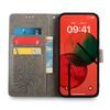 For Samsung Galaxy A25 5G (Global) (161.0 X 76.5 X 8.3mm) Case Imprinted Deer Tree Pattern 3 Card Slots Phone Protector with Hand Strap