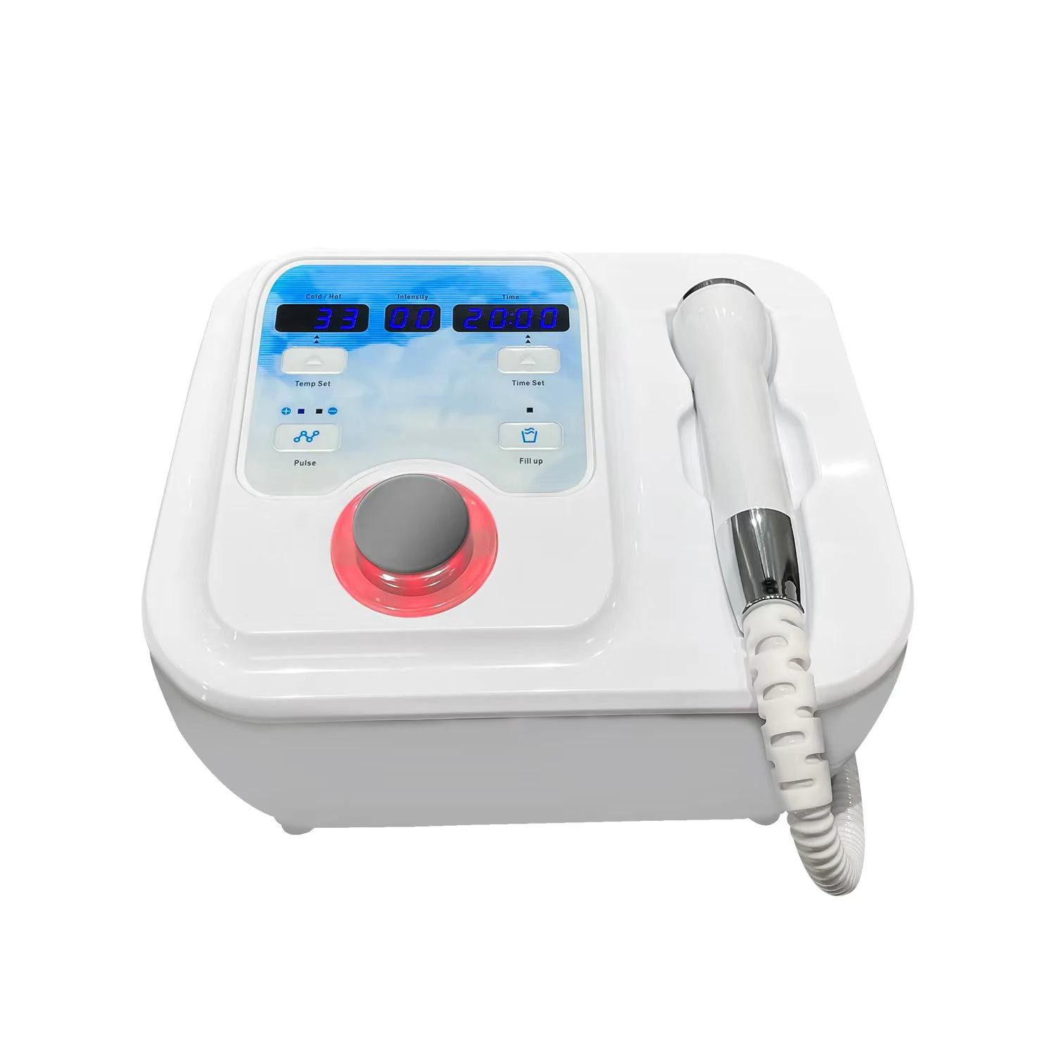 

Портативное 3-в-1 бьюти-устройство Горячее Холодное EMS Машина для ухода за кожей лица Инструмент против отечности белый