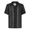 Threadbare Mens Rackes Snake Print Short-Sleeved Shirt