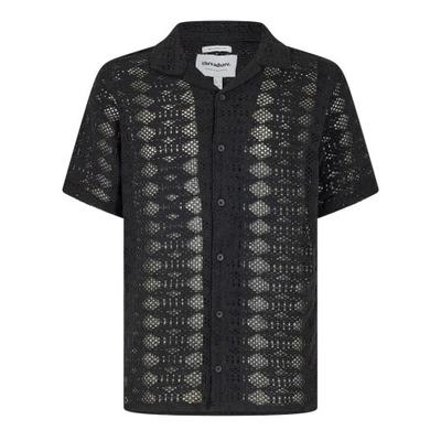 Threadbare Herren Hemd mit Schlangenprint, kurzärmelig
