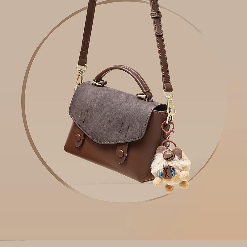 Women's New Autumn and Winter Genuine Leather Women's Crossbody Bag Light Luxury Shoulder Bag