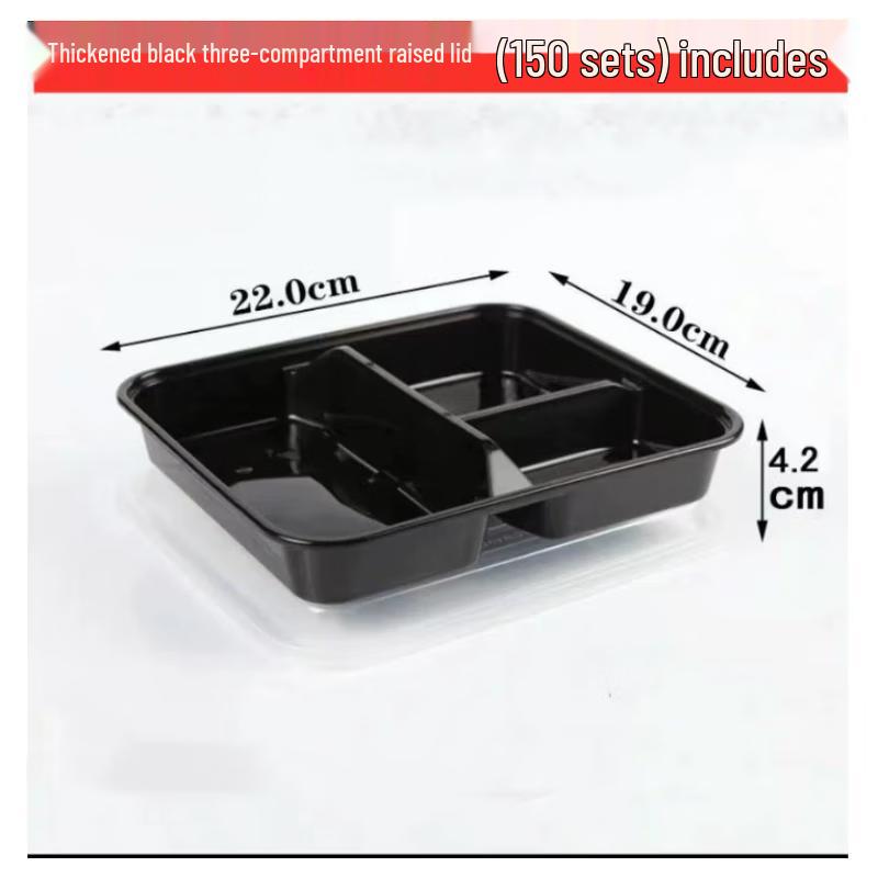 ZB Disposable PP Plastic Takeaway Meal Boxes