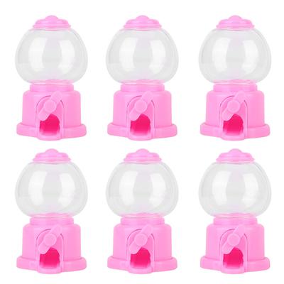 6 Pièces Mini Boîte de Rangement à Bonbons Forme Mignonne Distributeur de Machine à Bonbons pour Enfants
