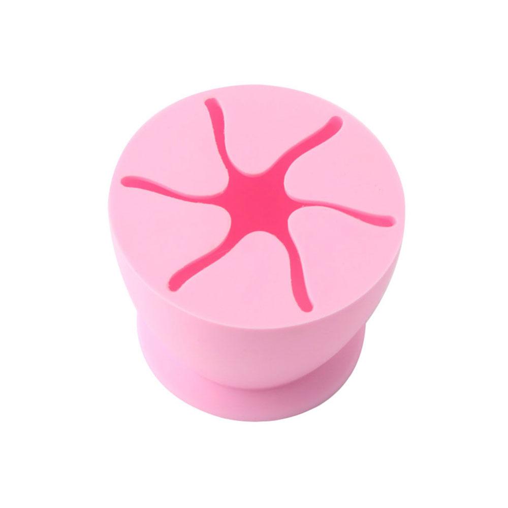 Silicone world Desktop Garbage Collection Box Vinyl Scrap Collector With Suction Cup Silicone Storage Ball Waste Box