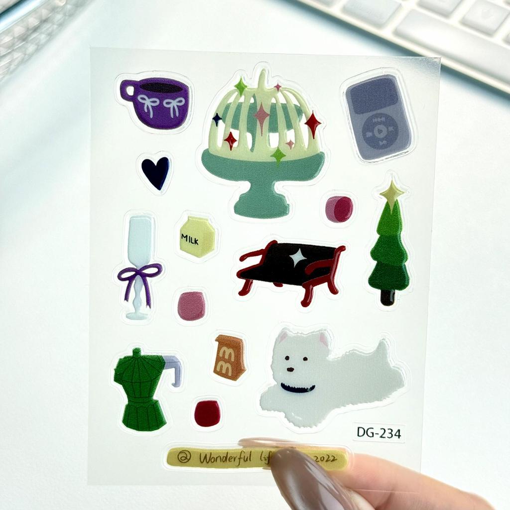 Jelly Ins Nail Art Stickers - Cute, Girly DIY Decor for Phones, iPads, and Computers