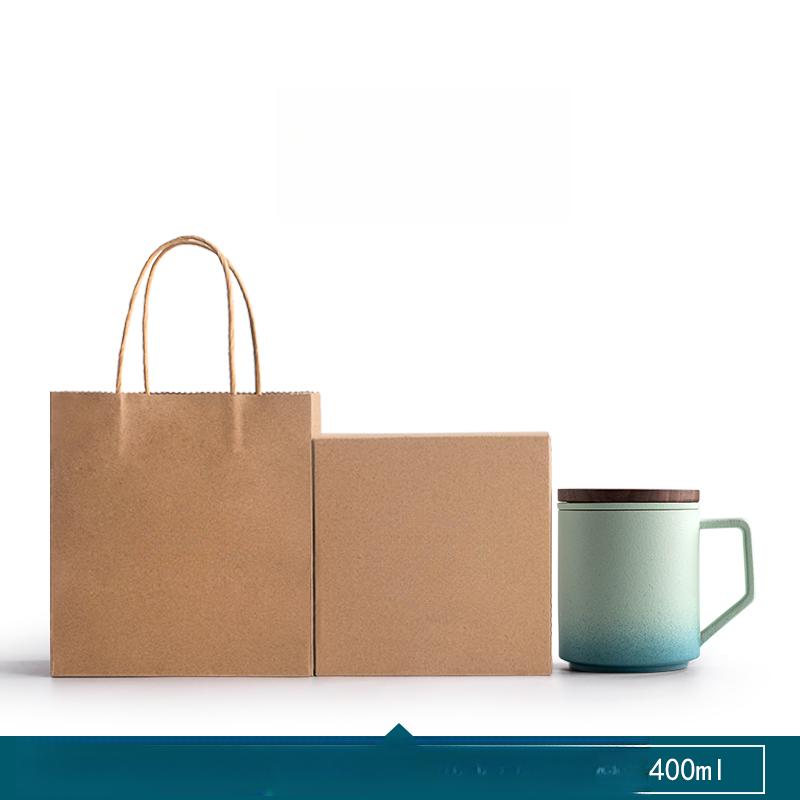 Ceramic Tea Mug with Lid Filter Mug Women Men Office Tea Separation Cups