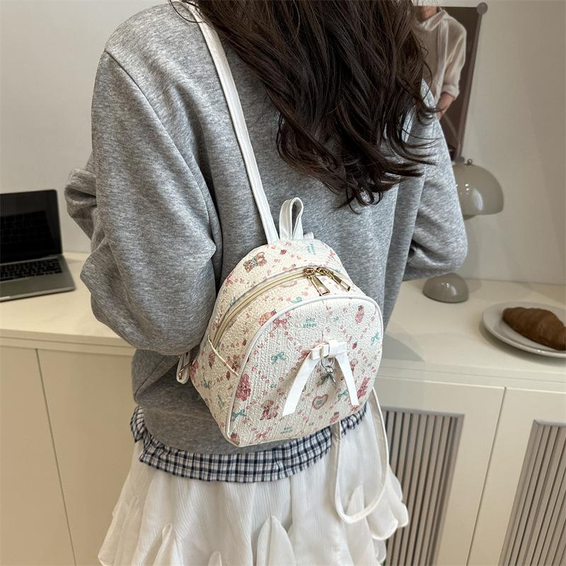Schoolbag cute women's bag 1011 new cute pattern design versatile ins handbag casual fashion backpack