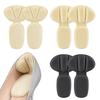 3 Pairs Thick Heel Protectors Anti Friction Inserts Secures Adhesive Backing Shock Absorption Perfect for Women Shoe
