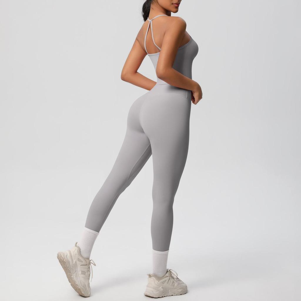 Seamless Nude Double-Sided Brushed Yoga & Running Set