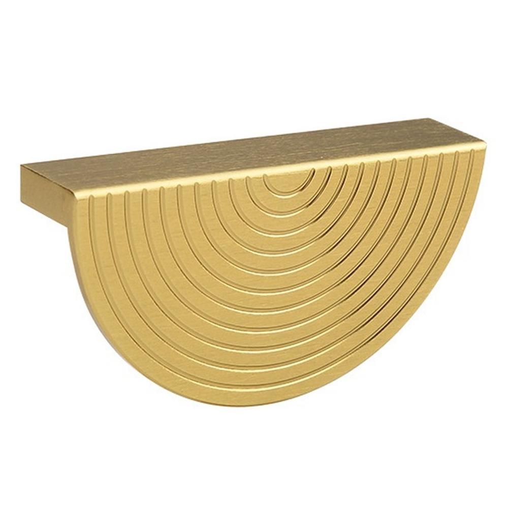 

TNH3311 Semicircle Size L Copper-Colored Drawer Pull Handle Wardrobe Cabinet Aluminum Alloy Handle A