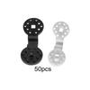50x Sunshade Clips Practical for Shade Net Patio Mesh Tarp Anti Bird Netting Black