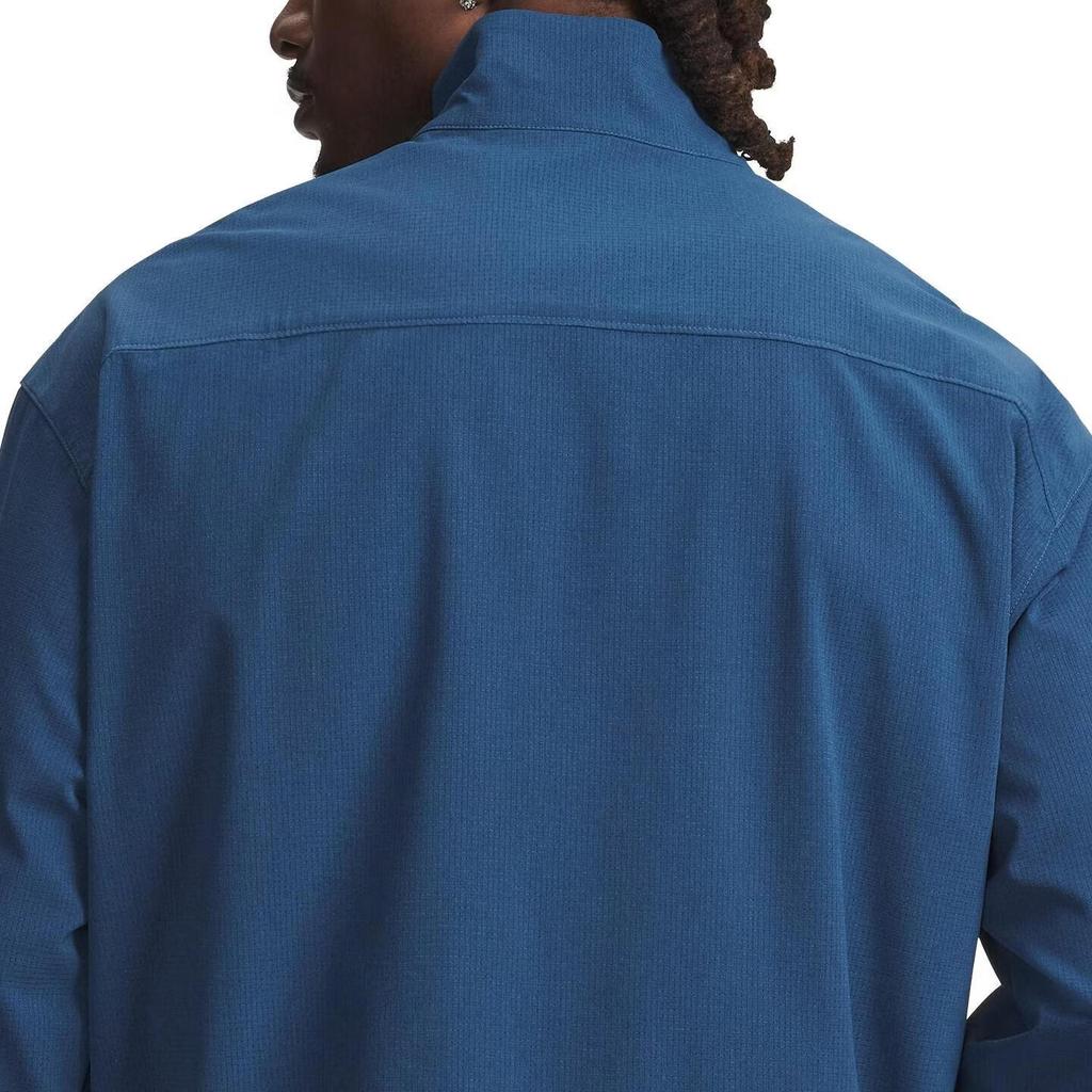 Under Armour Unstoppable Airvent Series Stand Collar Zip Athletic Woven Long Sleeve Jacket Men Jackets 6009365-498