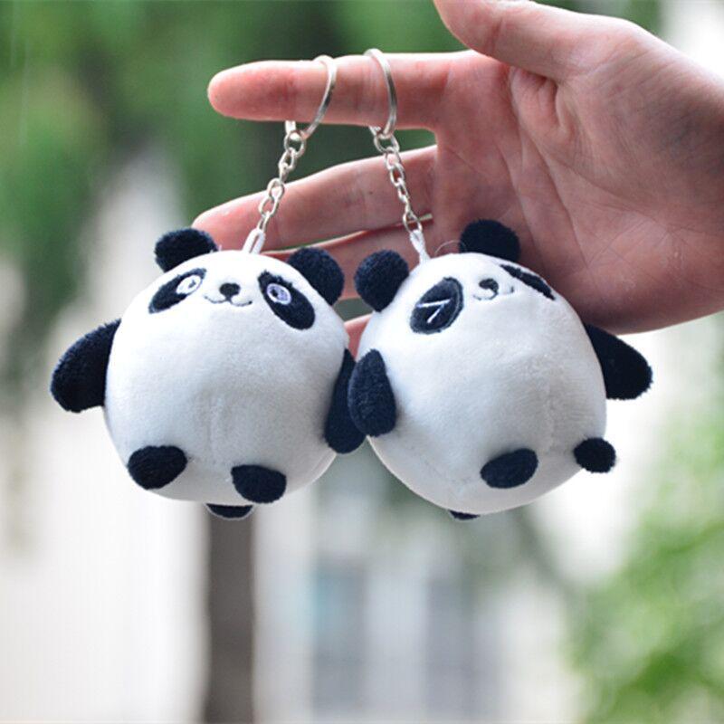 Adorable Panda Claw Machine Pendant Plush Backpack Keychain Doll