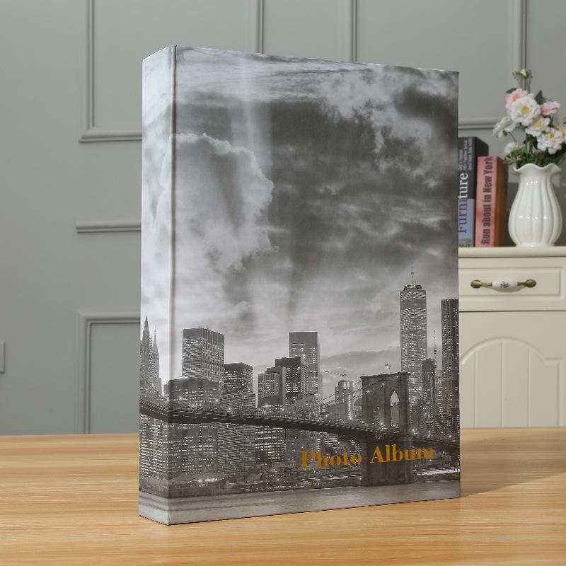6-inch 300 Pockets Print Cover Photo Album Creative Picture Storage Scrapbooking Album 4x6inch Picture Kids Family Memory Album