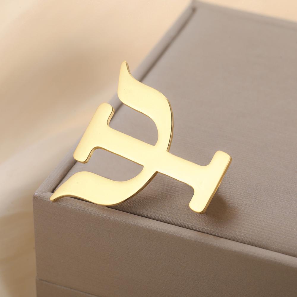 Spilla Segno Psi Dawapara Spille a Risvolto Lettera Greca Accessori in Acciaio Inossidabile Regalo per Psicologo Gioielli Spirituali Curativi