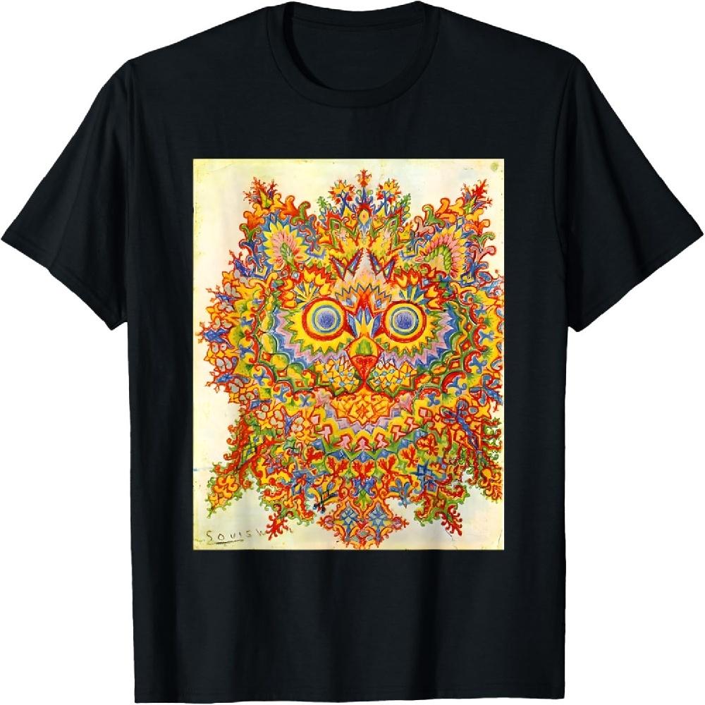 

Geometric colorful cat (patterns) by L. Wain T-Shirt XXXXXL чорний