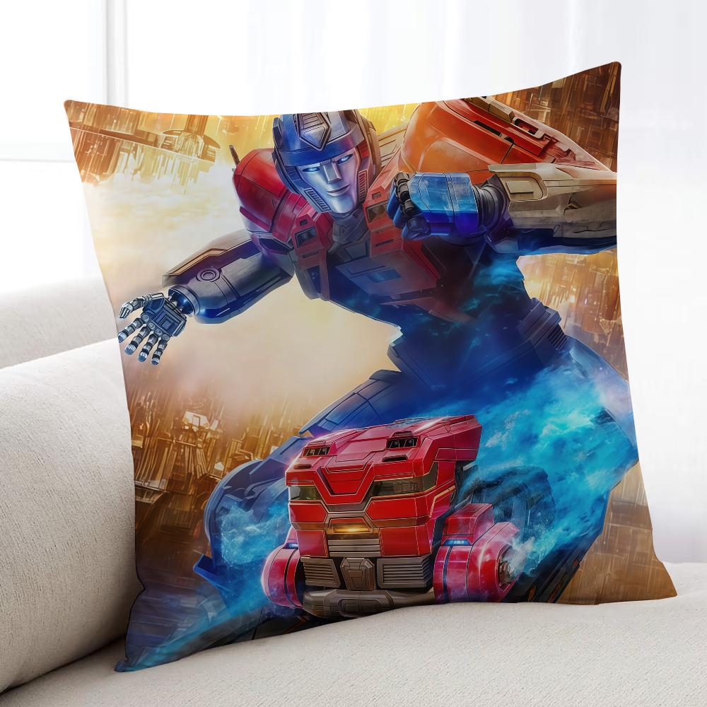 

TTransformersES OOne Cartoon cushion cover Home Bedding Sofa living Room pillowcase Simple Soft Skin Cushion Cover Party Gift 30x30cm