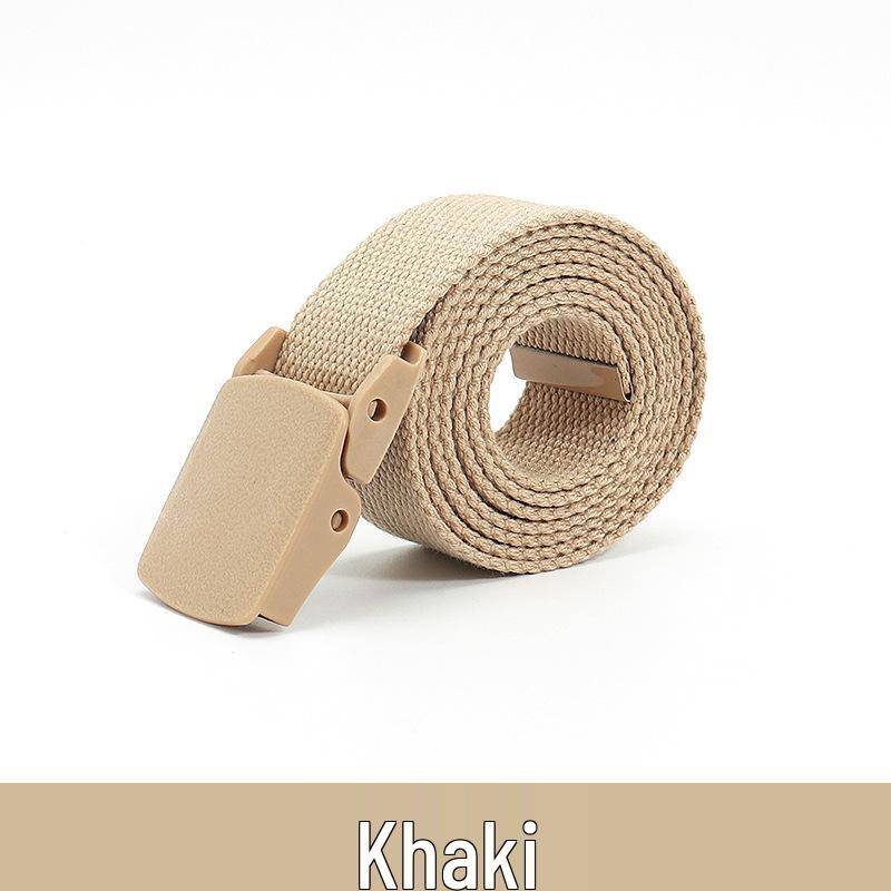 20-Farben Unisex Canvas Gürtel: Langlebiges Webdesign für Studenten und Outdoor-Aktivitäten