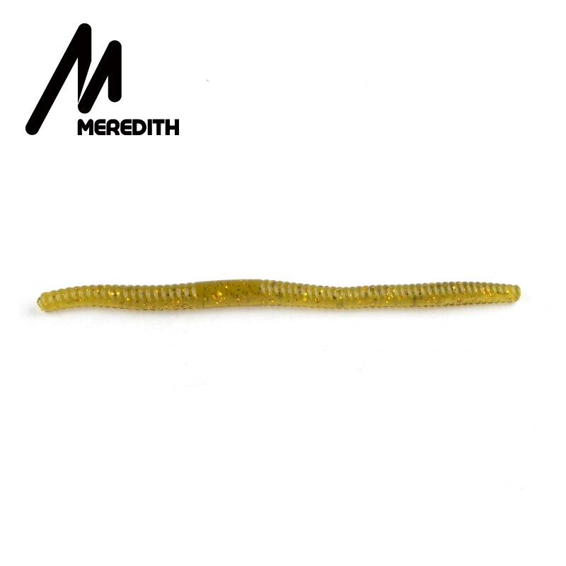 MEREDITH Noodle Worm Soft Bait 140mm 5.3g 10pcs Center Rig Pike Bass JXC05