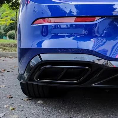 Car Accessories for Volvo Xc60 Xc90 S90 V90 Xc40 S60 Exhaust Pipe Tail Stainless Steel Tail Throat Decorative Cover Car