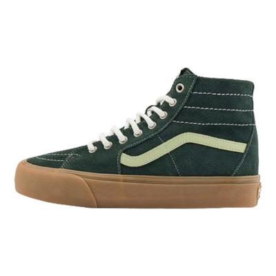 Versátiles Cómodos Simples Zapatillas de Skate de Caña Alta Unisex Verde VN0009Q0BZ0
