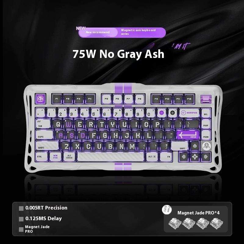 Gravity Planet 75k1pro Mekanik Klavye Kablosuz Oyun Esports Profesyoneli Alüminyum Özelleştirme Bilgisayar Çevre Birimleri